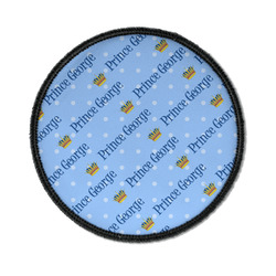 Prince Iron On Round Patch w/ Name All Over