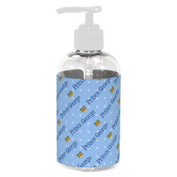 Prince Plastic Soap / Lotion Dispenser (8 oz - Small - White) (Personalized)
