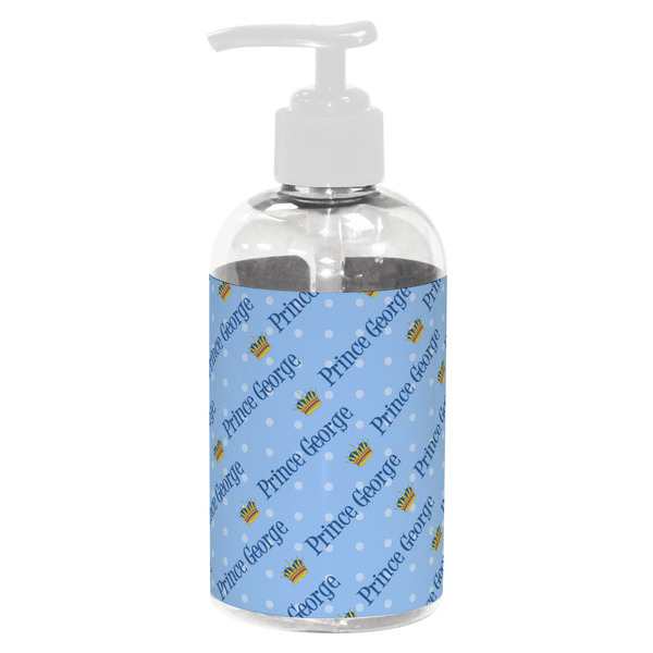 Custom Prince Plastic Soap / Lotion Dispenser (8 oz - Small - White) (Personalized)