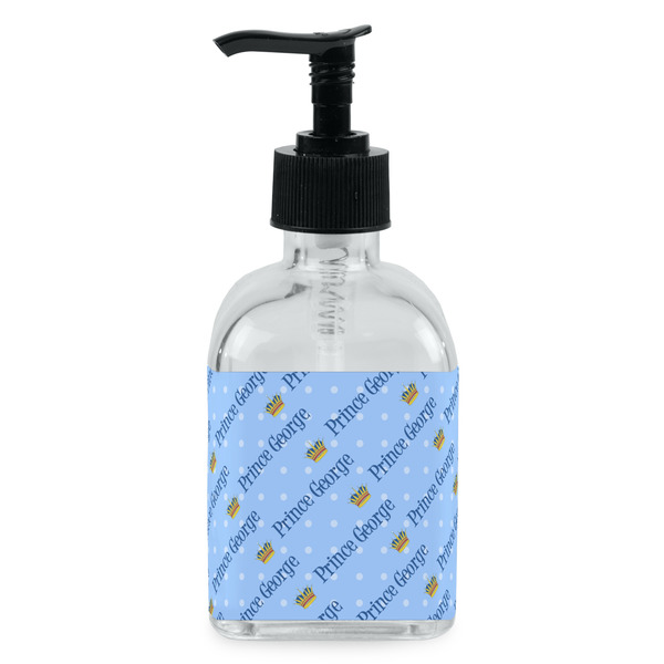 Custom Prince Glass Soap & Lotion Bottle - Single Bottle (Personalized)