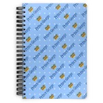 Prince Spiral Notebook - 7x10 w/ Name All Over