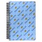 Prince Spiral Notebook - 7x10 w/ Name All Over