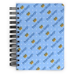 Prince Spiral Notebook - 5x7 w/ Name All Over