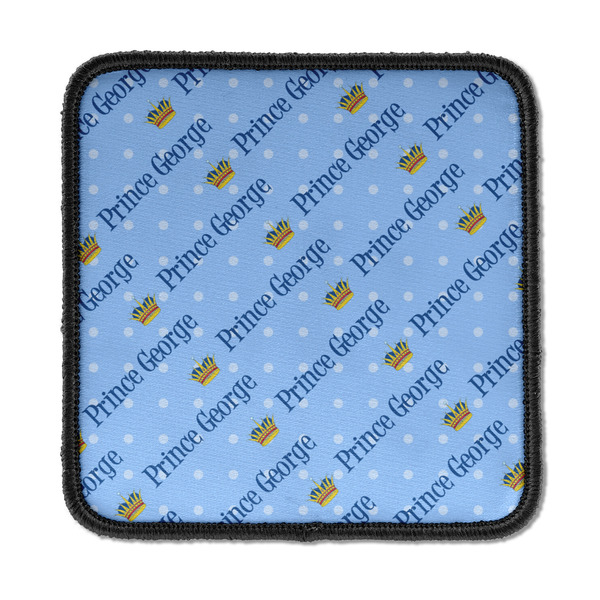 Custom Prince Iron On Square Patch w/ Name All Over