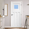 Prince Square Wall Decal on Door