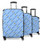 Prince 3 Piece Luggage Set - 20" Carry On, 24" Medium Checked, 28" Large Checked (Personalized)