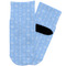 Prince Toddler Ankle Socks - Single Pair - Front and Back
