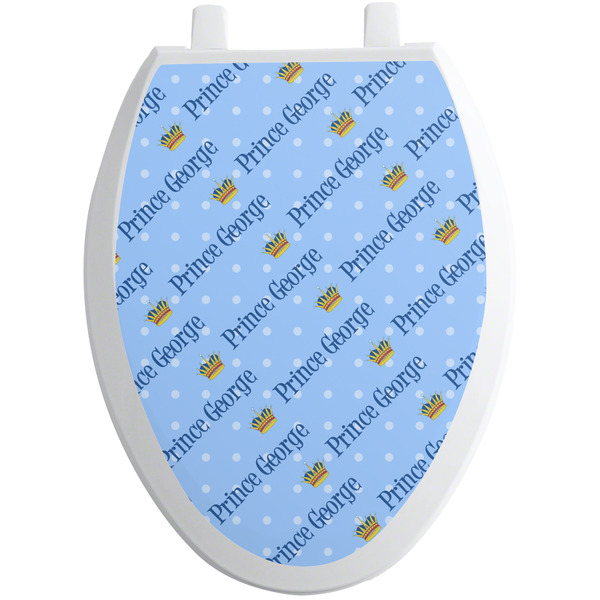 Prince Toilet Seat Decal Elongated