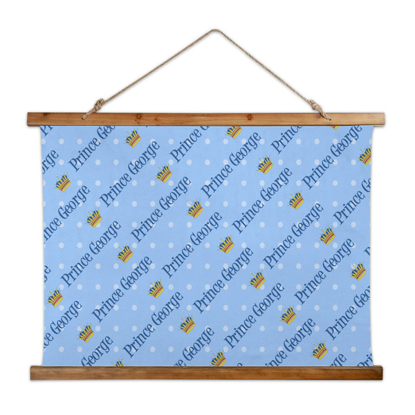 Custom Prince Wall Hanging Tapestry - Wide (Personalized)