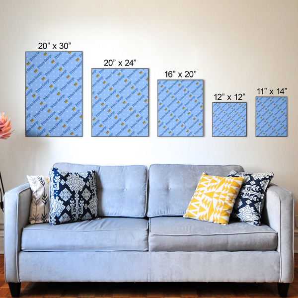 Prince Wood Prints - Size Comparison