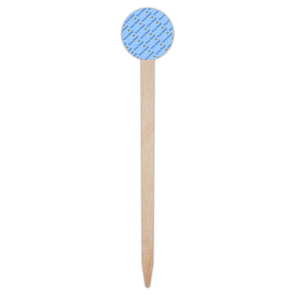 Prince Wooden 6" Food Pick - Round - Single Pick