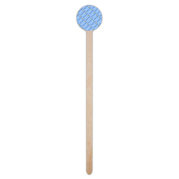 Prince Wooden 7.5" Stir Stick - Round - Single Stick