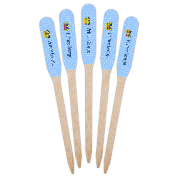 Prince Wooden Food Pick - Paddle - Fan View