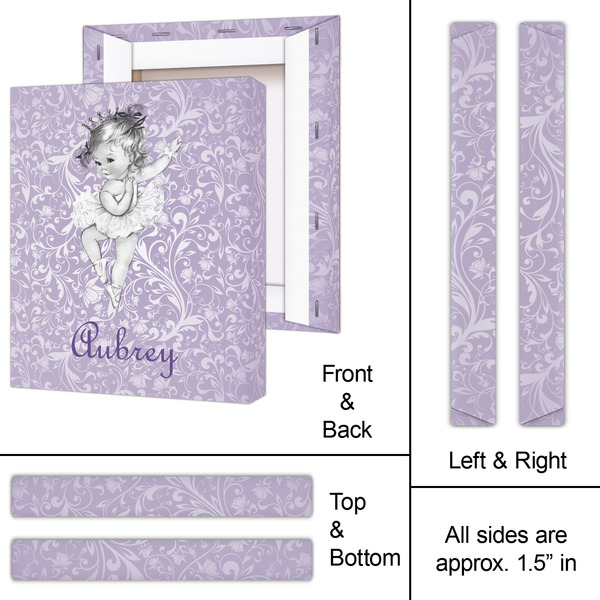 Ballerina 11x14 - Canvas Print - Approval