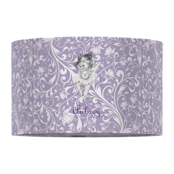 Ballerina 12" Drum Lampshade - FRONT (Fabric)
