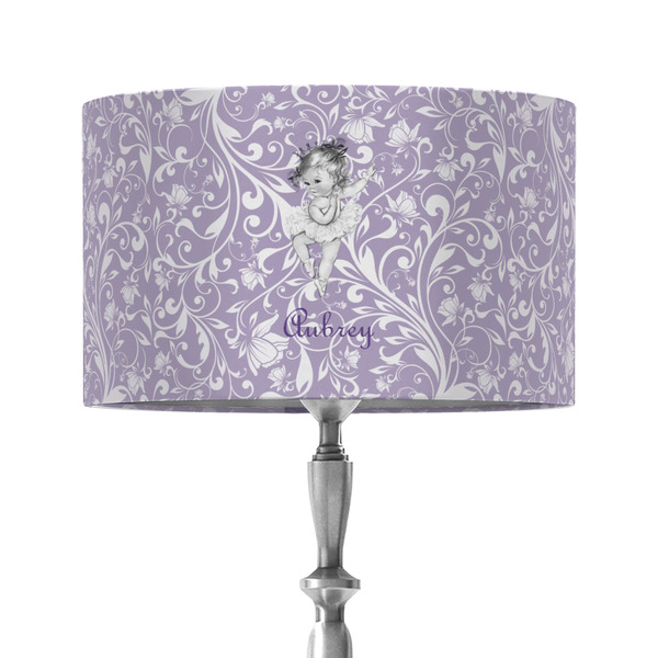 Ballerina 12" Drum Lampshade - ON STAND (Fabric)