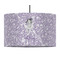 Ballerina 12" Drum Pendant Lamp - Fabric (Personalized)