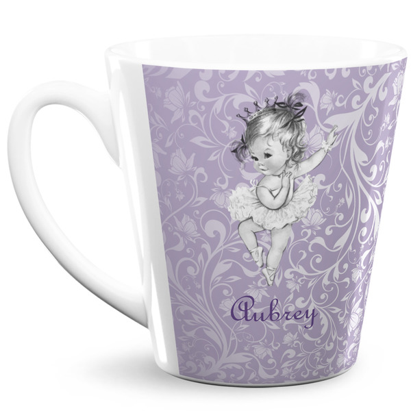 Custom Ballerina 12 Oz Latte Mug (Personalized)