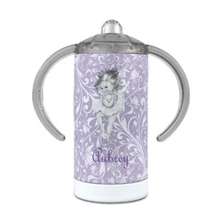 Ballerina 12 oz Stainless Steel Sippy Cup (Personalized)