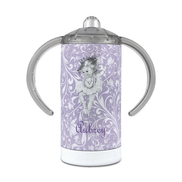 Custom Ballerina 12 oz Stainless Steel Sippy Cup (Personalized)