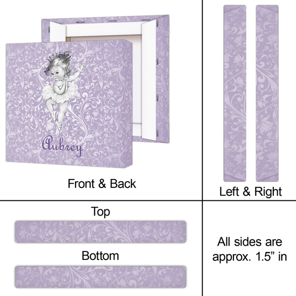 Ballerina 12x12 - Canvas Print - Approval