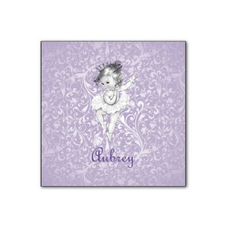 Ballerina Wood Print - 12x12 (Personalized)
