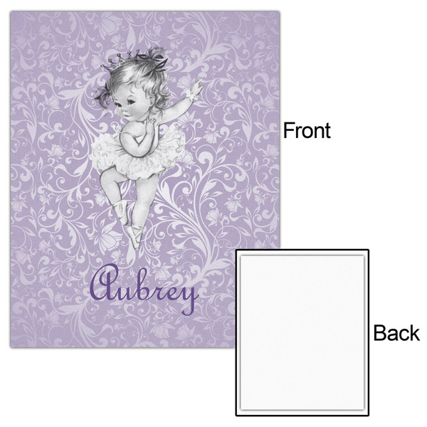 Ballerina 16x20 - Matte Poster - Front & Back