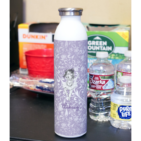 Ballerina 20oz Water Bottles - Full Print - In Context
