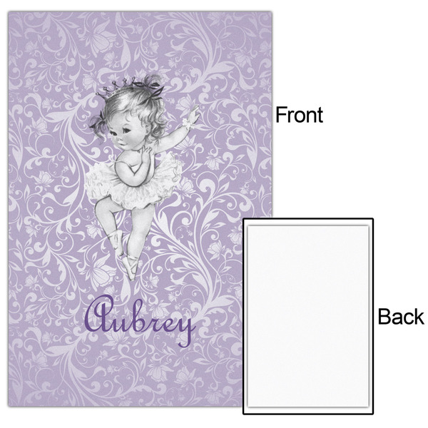 Ballerina 20x30 - Matte Poster - Front & Back