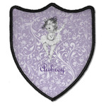 Ballerina Iron On Shield Patch B w/ Name or Text