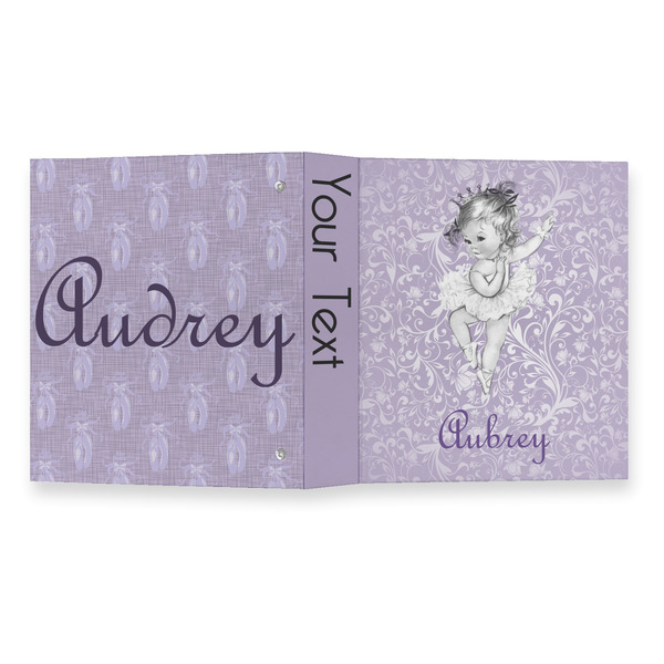 Ballerina 3 Ring Binders - Full Wrap - 1" - OPEN OUTSIDE
