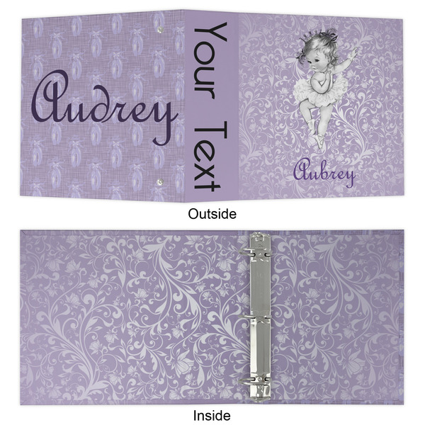 Ballerina 3 Ring Binders - Full Wrap - 2" - APPROVAL