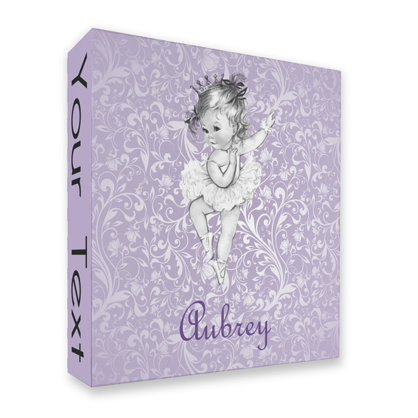 Custom Ballerina 3 Ring Binder - Full Wrap - 2" (Personalized)