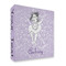 Ballerina 3 Ring Binder - Full Wrap - 2" (Personalized)