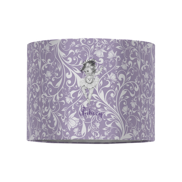 Ballerina 8" Drum Lampshade - FRONT (Fabric)