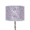 Ballerina 8" Drum Lampshade - ON STAND (Poly Film)