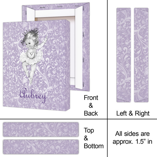 Ballerina 8x10 - Canvas Print - Approval