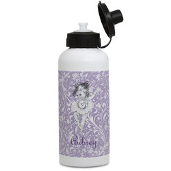 Ballerina Water Bottles - Aluminum - 20 oz - White (Personalized)