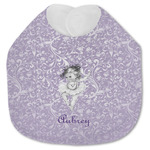 Ballerina Jersey Knit Baby Bib w/ Name or Text