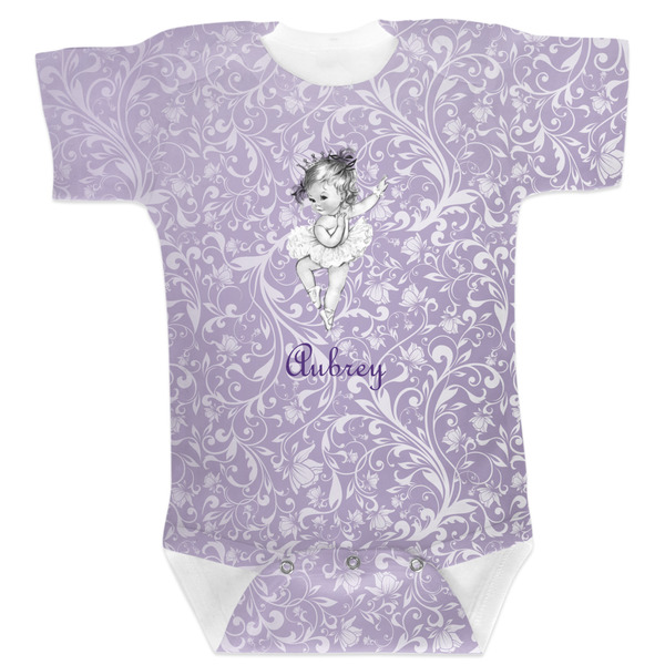 Custom Ballerina Baby Bodysuit 0-3 w/ Name or Text