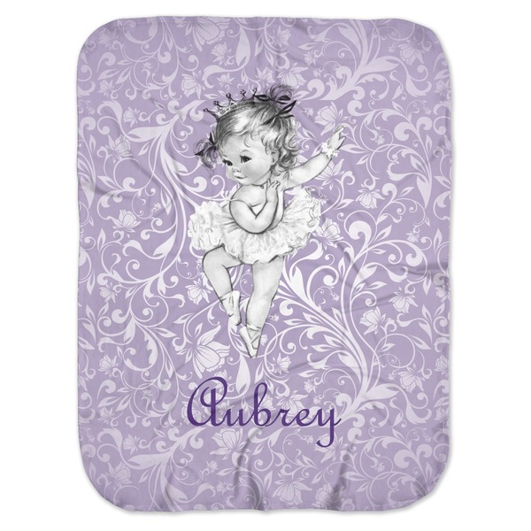 Custom Ballerina Baby Swaddling Blanket (Personalized)