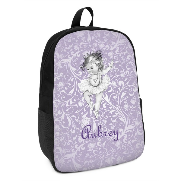 Custom Ballerina Kids Backpack (Personalized)