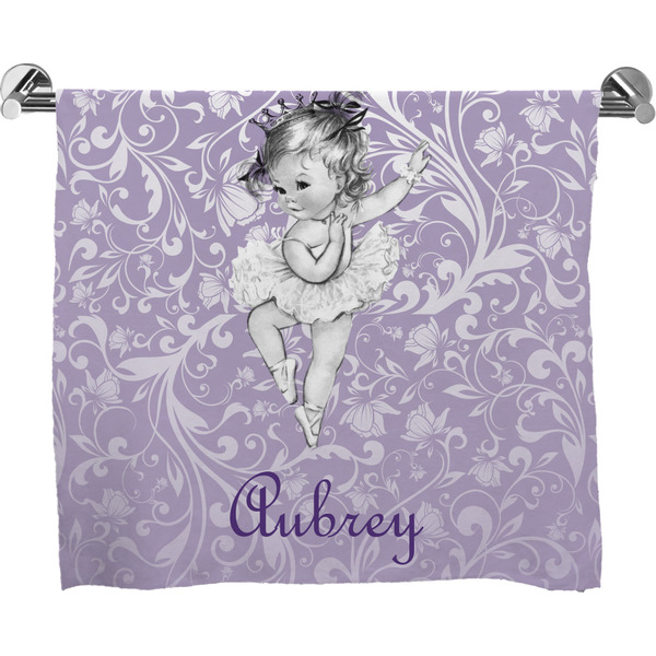 Custom Ballerina Bath Towel (Personalized)