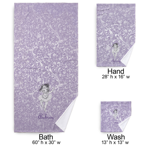 Ballerina Bath Towel Sets - 3-piece - Approval