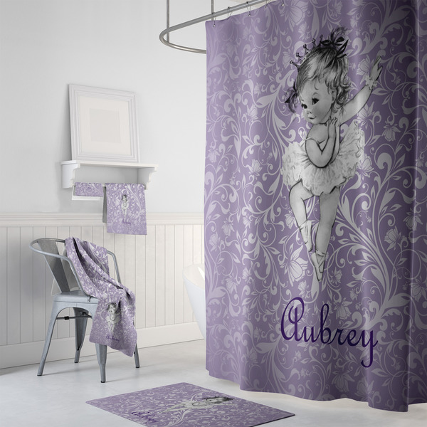 Ballerina Bath Towel Sets - 3-piece - In Context