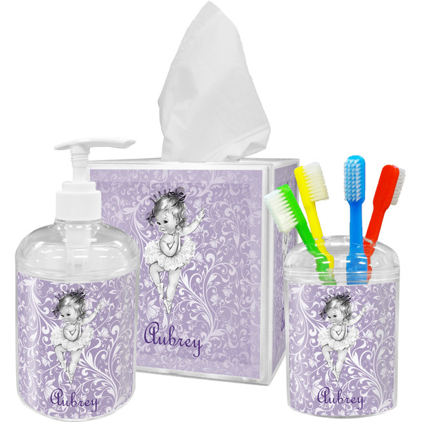Ballerina Bathroom Accessories Set (Personalized)