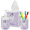 Ballerina Acrylic Bathroom Accessories Set w/ Name or Text