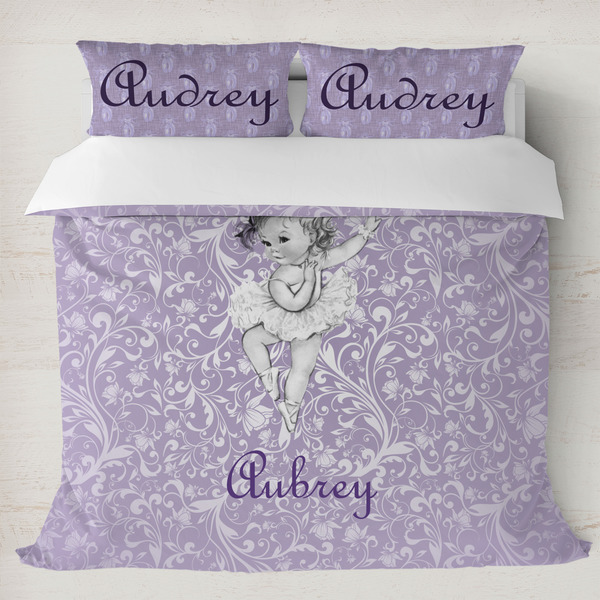 Custom Ballerina Duvet Cover Set - King (Personalized)