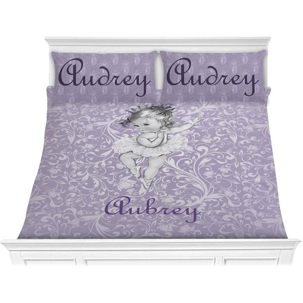 Custom Ballerina Comforter Set - King (Personalized)