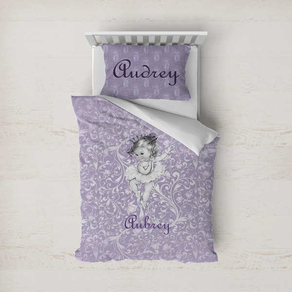 Custom Ballerina Duvet Cover Set - Twin (Personalized)